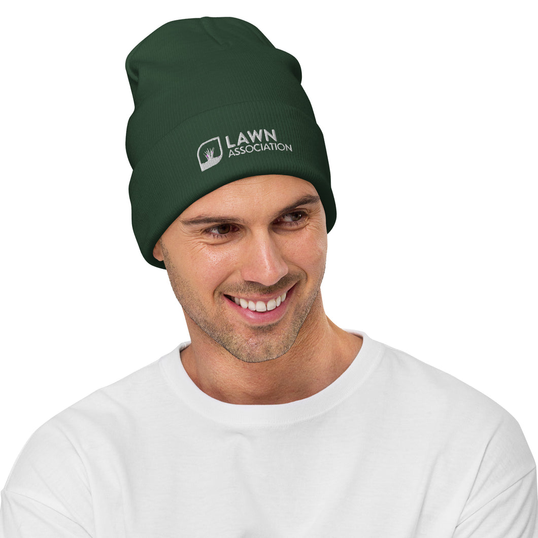 Lawn Association Embroidered Beanie